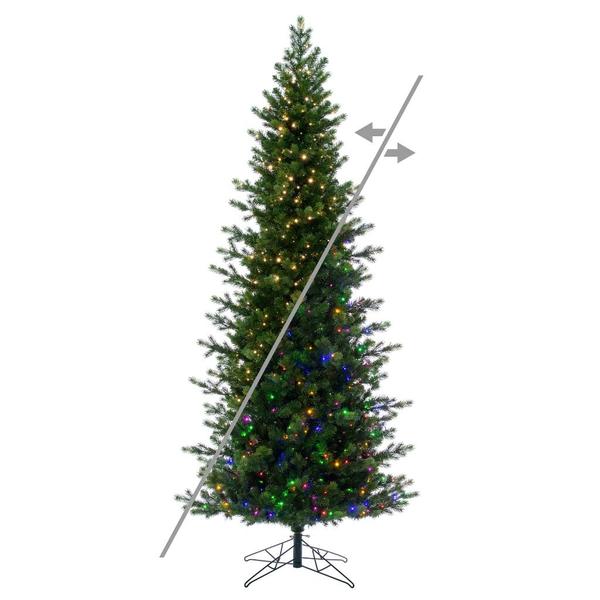 12' x 49" Eagle Fraser Slim 2500 LED Light Pre-Lit Artificial Christmas Tree