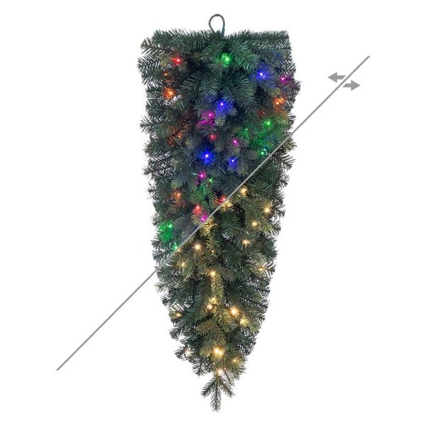 36" Welch Fraser 50 Light LED Pre-Lit Artificial Teardrop