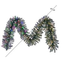 Vickerman 9' x 14" Welch Fraser 150 LED Lights360 Tip Pre-Lit Artificial Christmas Garland