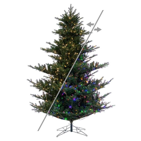 9' x 81" Sherwood Fir 1450 LED Light Prelit Artificial Christmas Tree