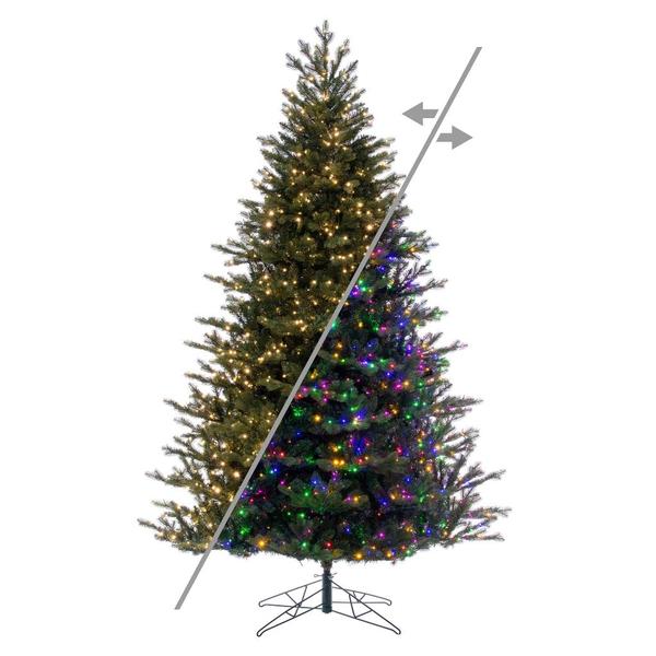 12' x 66" Washington Fraser 2600 LED Light Pre-Lit Artificial Christmas Tree