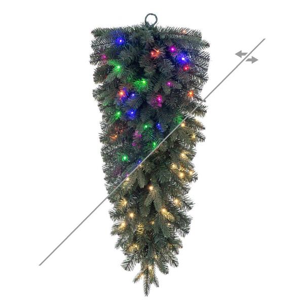 36" Colorado Fir 50 LED Light Pre-Lit Artificial Christmas Teardrop