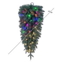 Vickerman 36" Colorado Colorado Blue 222 Tip Pre-Lit Artificial Christmas Teardrop