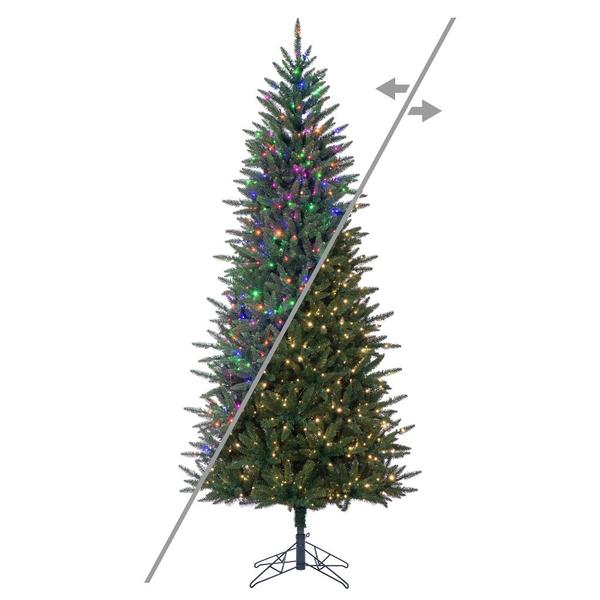 9' x 49" Noel 1200 LED Light Prelit Artificial Christmas Tree