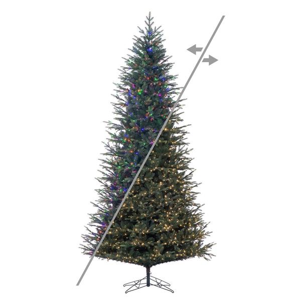 10' x 65" Orchard Fraser 1900 LED Light Pre-Lit Artificial Christmas Tree