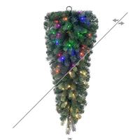 Vickerman 36" Vermont Spruce 50 Light Color Changing Artificial Christmas Teardrop