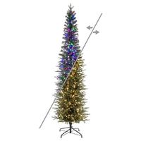Vickerman 4.5' x 23" Bixley Pencil 400 LED Light Unlit Artificial Christmas Tree