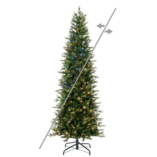 9' x 48" Wistler Spruce 800 LED Light Pre-Lit Artificial Christmas Tree