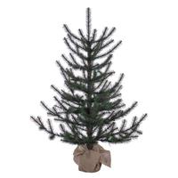 Vickerman 4' x 30" Tabiona Pine 159 Tip Unlit Artificial Christmas Tree