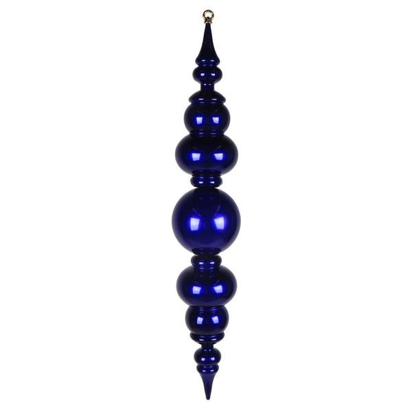 34" Purple Candy Ball Drop Finial Christmas Tree Ornament 