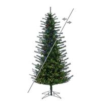 Vickerman 10' x 64" Slim Lodge Pole 1200 LED Light Prelit Artificial Christmas Tree