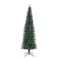 Vickerman 10' x 44" Frosted Provo Pine Pencil Unlit Artificial Christmas Tree