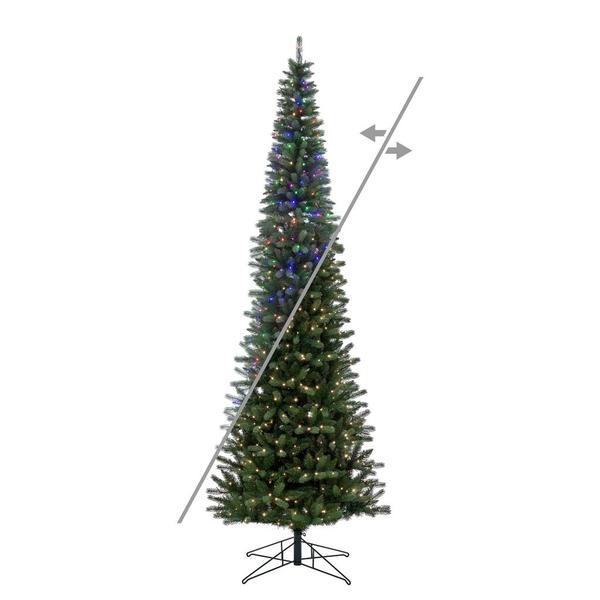 10' x 44" Frosted Provo Pine 800 LED Light Pre-Lit Artificial Christmas Tree