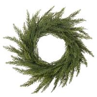 Vickerman 28" Green Cedar Artificial Wreath