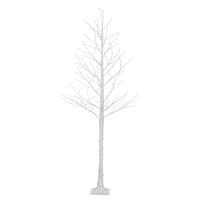 View 8'  White Icy 240 Light Outdoor LEW Lighted Twig Tree
