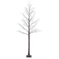 View 8'  Brown Icy 240 Light Outdoor LEW Lighted Twig Tree