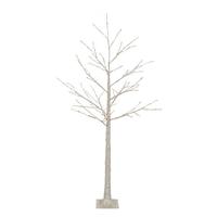 Vickerman 6' Champagne Icy 128 Light Outdoor LED Lighted Twig Tree