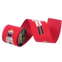 Vickerman 2.5" x 10yd Red Felt Nutcracker Christmas Ribbon