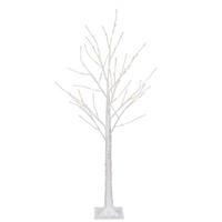 Vickerman 4' White Icy Outdoor LED Lighted Twig Tree