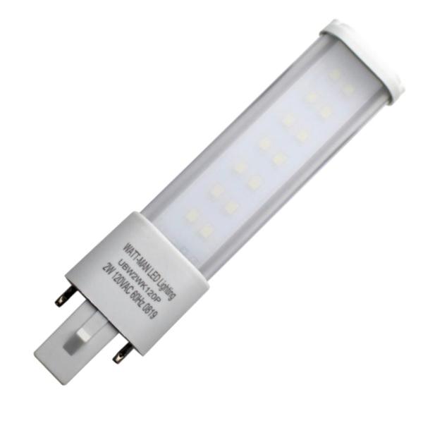 3 watt 120/277 volt 2-Pin Base 6000K Daylight  LED Light Bulb