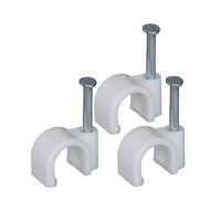 Westek Nail-In White Coax Clips (20 Pack)