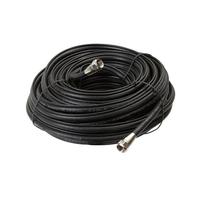 Westek 50' RG6 Burial Grade Black Coaxial Cable with Ground Wire