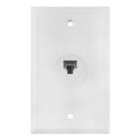 Westek Flush Mount White  Ethernet Wallplate