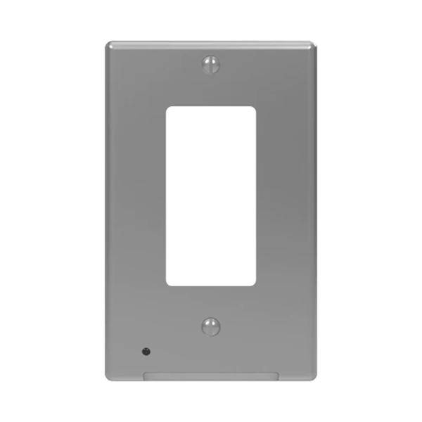LumiCover Décor Satin Nickel Nightlight Wall Plate