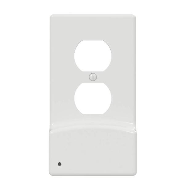 LumiCover Dual USB Dusk to Dawn White Nightlight Wallplate