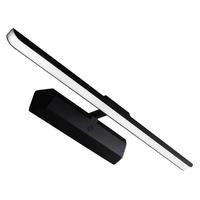 Westek 16" 120 volt 4000K Cool White Wall Mount Satin Black LED Picture Light with Remote