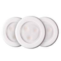 Westek 12 volt 3000K Natural White Compact LED Puck Light (3 Pack)