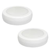 Westek 1.2 watt 4.5 volt Adjustable CCT Selectable LED Puck Light (2 Pack)