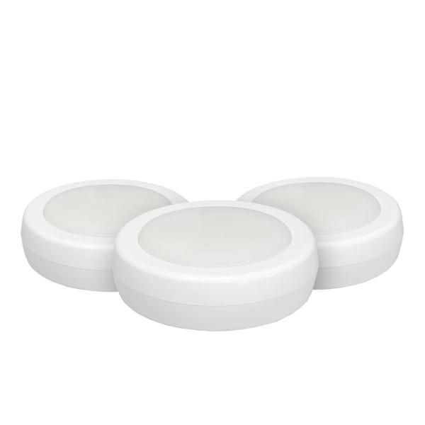 2.5 watt 4.5 volt Adjustable CCT Selectable LED Puck Light (6 Pack)