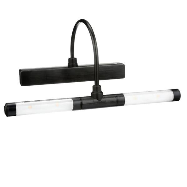13" 3000K Natural White Battery Operated Black LED Picture Light with Remote