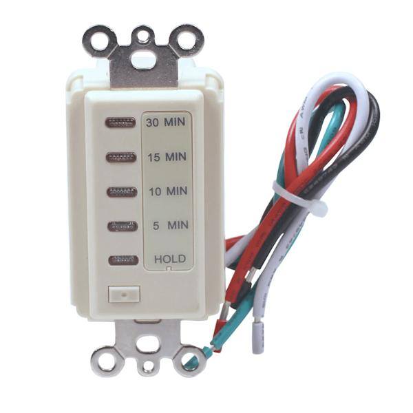 120 volt Indoor Wire-In 60 Minutes Countdown White Digital Timer