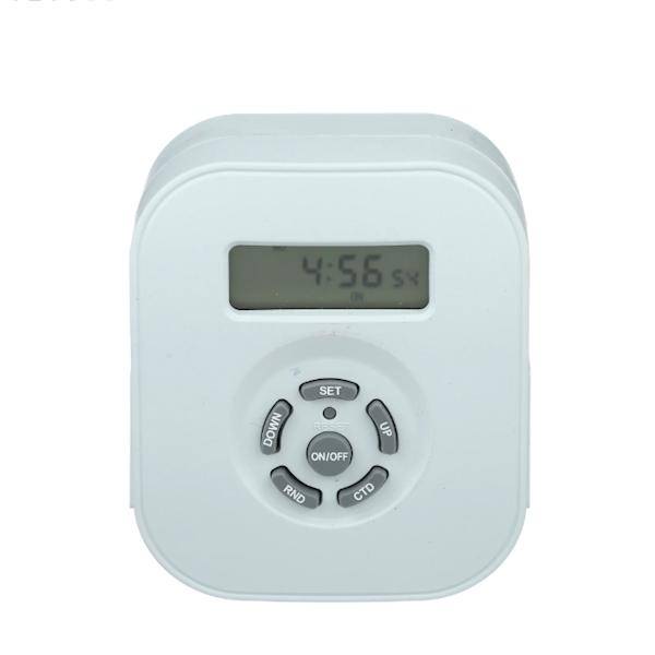 125 volt Indoor Weekly Double Outlet Grounded - Digital Timer
