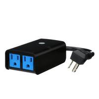 Westek Outdoor WifiSmart Double Black Outlet Timer