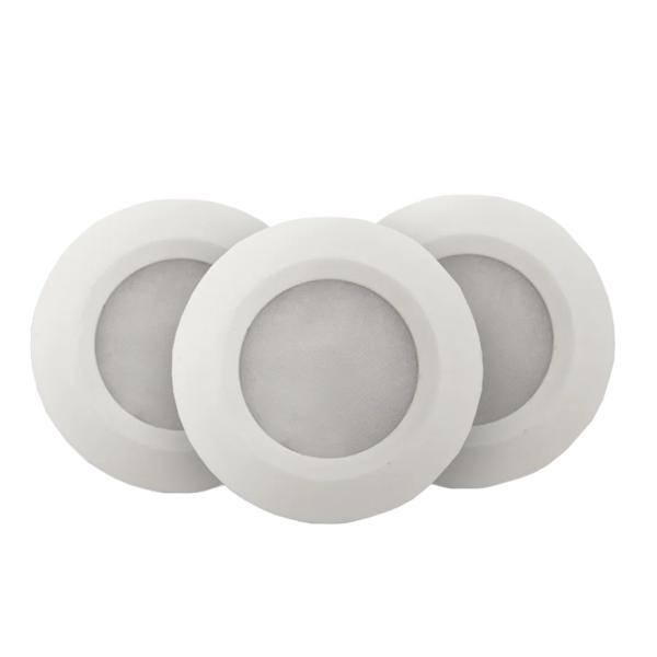 1.4 watt 3000K Natural White Surface mount Under Cabinet LED Puck Light Starter Kit (3 Pack)