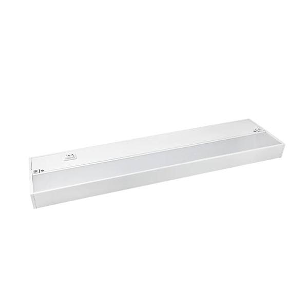 16" 7.4 watt 3000K Natural White Plug-in Aluminum LED Under Cabinet Light