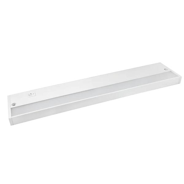 16" 10 watt 3000K Natural White Plug-in Aluminum LED Under Cabinet Light