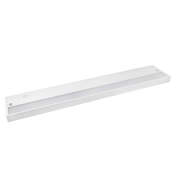 22" 12 watt 3000K Natural White Plug-in Aluminum LED Under Cabinet Light
