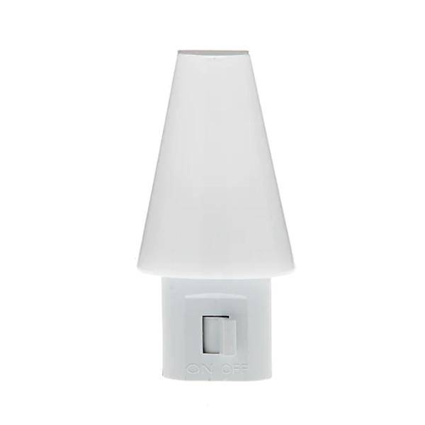 .3 watt 120 volt 3000K Natural White Manual Semi-Gloss White LED Night Light