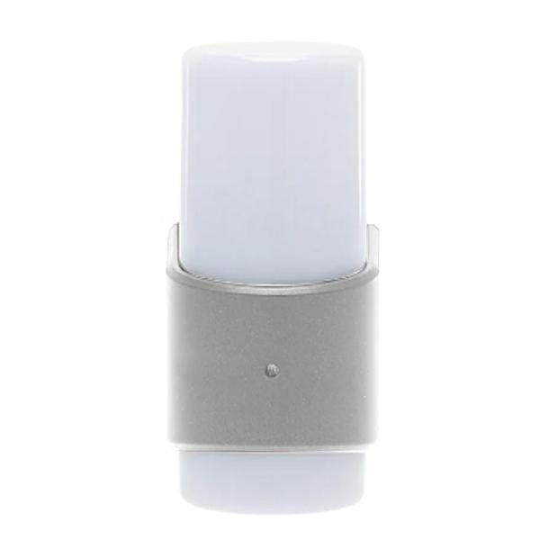 0.3 watt 120 volt 3000K Natural White Cosmopolitan Frosted Nickel LED Night Light