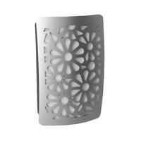 View .9 watt 120 volt 3000K Natural White Floral DecoPlug Nickel LED Night Light