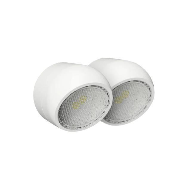.3 watt 120 volt 3000K Natural White Rotating Directional LED Night Light (2 Pack)