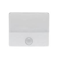 Westek 1 watt 120 volt 3000K Natural White Motion Sensor White LED Night Light  