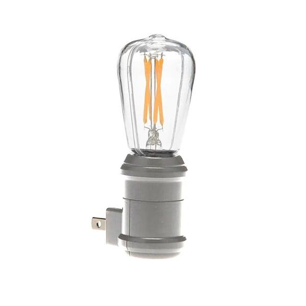 1 watt 120 volt 2700K Warm White Vintage Edison Filament Nickel LED Night Light