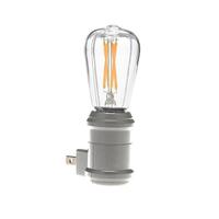 Westek 1 watt 120 volt 2700K Warm White Vintage Edison Filament Nickel LED Night Light