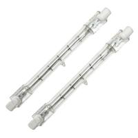 Westinghouse 100 watt 120 volt T3 Double Ended RSC Base 2900K Warm White Clear (2-Pack)