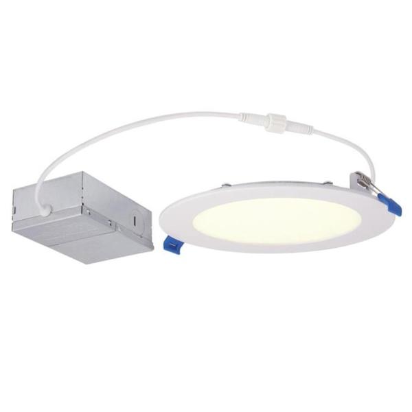 6" 12 watt 120 volt 3000K Natural White LED Downlight